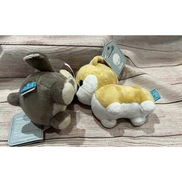 Bellzi Slothi Sloth And Corgi Dog Cute Plush Stuffed Animals Plush NWT - Picture 4 of 6